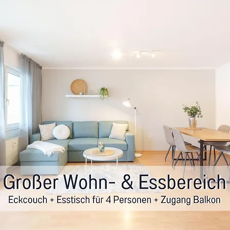 Benville - 54 Qm Mit Balkon - Parkplatz Inklusive - Wlan - Spuelmaschine - Bushaltestelle 50 M Apartmán *
