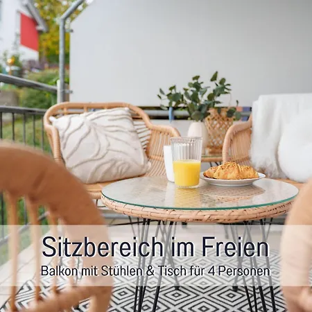 Apartmán Benville - 54 Qm Mit Balkon - Parkplatz Inklusive - Wlan - Spuelmaschine - Bushaltestelle 50 M Pirna