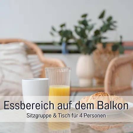 Benville - 54 Qm Mit Balkon - Parkplatz Inklusive - Wlan - Spuelmaschine - Bushaltestelle 50 M