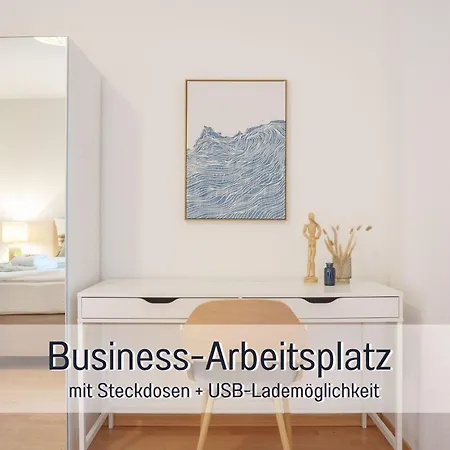 Benville - 54 Qm Mit Balkon - Parkplatz Inklusive - Wlan - Spuelmaschine - Bushaltestelle 50 M Daire *