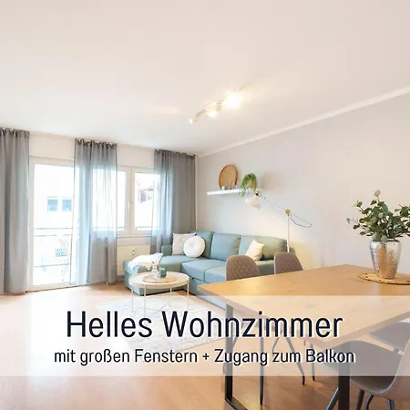 Apartment Benville - 54 Qm Mit Balkon - Parkplatz Inklusive - Wlan - Spuelmaschine - Bushaltestelle 50 M *