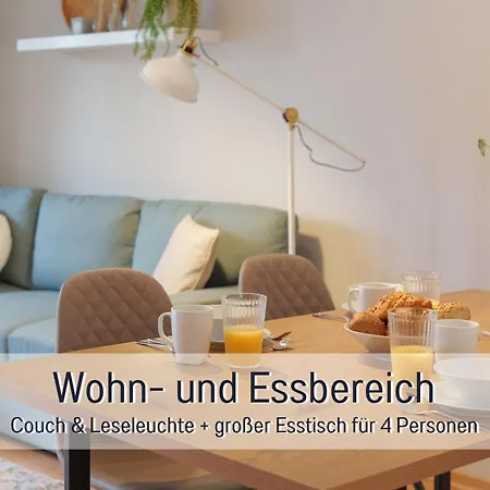 Apartment Benville - 54 Qm Mit Balkon - Parkplatz Inklusive - Wlan - Spuelmaschine - Bushaltestelle 50 M Pirna