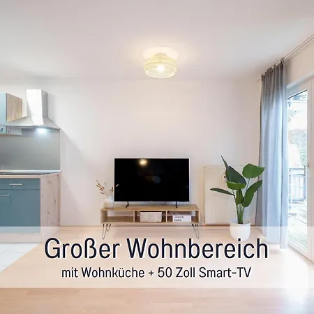 Benville - 54 Qm Mit Balkon - Parkplatz Inklusive - Wlan - Spuelmaschine - Bushaltestelle 50 M Apartment *