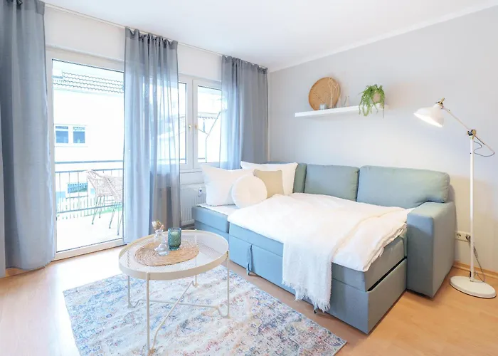 Daire Benville Bv12 - 54 Qm Mit Balkon - Parkplatz Inklusive - Wlan - Spuelmaschine - Bushaltestelle 50 M