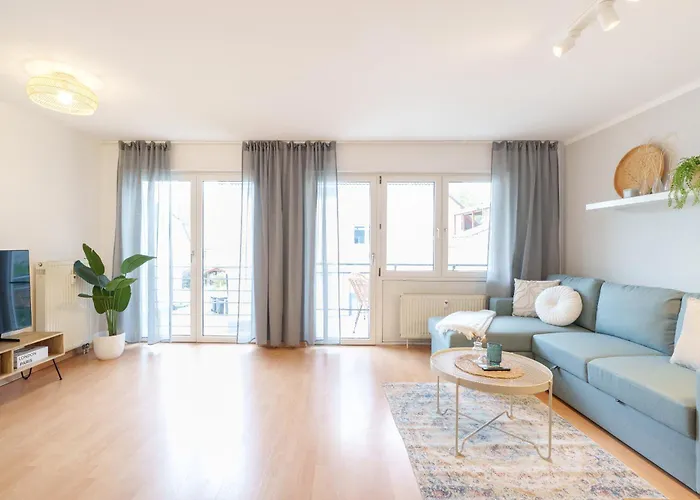 Daire Benville Bv12 - 54 Qm Mit Balkon - Parkplatz Inklusive - Wlan - Spuelmaschine - Bushaltestelle 50 M *