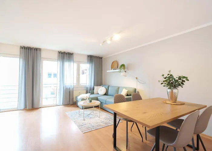 Daire Benville Bv12 - 54 Qm Mit Balkon - Parkplatz Inklusive - Wlan - Spuelmaschine - Bushaltestelle 50 M *