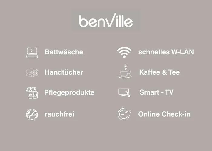 Апартаменты Benville Bv12 - 54 Qm Mit Balkon - Parkplatz Inklusive - Wlan - Spuelmaschine - Bushaltestelle 50 M