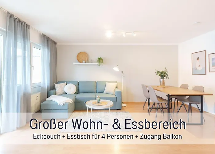 Benville Bv12 - 54 Qm Mit Balkon - Parkplatz Inklusive - Wlan - Spuelmaschine - Bushaltestelle 50 M Апартаменты *