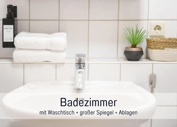 Daire Benville Bv12 - 54 Qm Mit Balkon - Parkplatz Inklusive - Wlan - Spuelmaschine - Bushaltestelle 50 M *