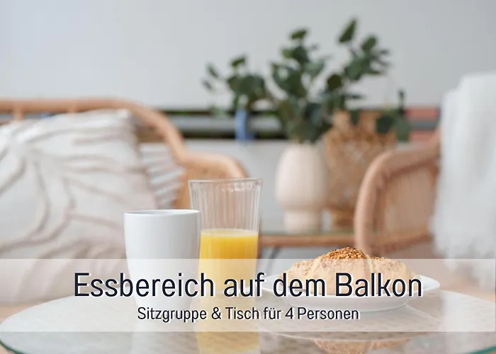 Benville Bv12 - 54 Qm Mit Balkon - Parkplatz Inklusive - Wlan - Spuelmaschine - Bushaltestelle 50 M