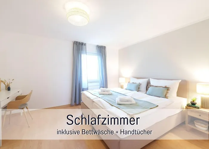 Benville Bv12 - 54 Qm Mit Balkon - Parkplatz Inklusive - Wlan - Spuelmaschine - Bushaltestelle 50 M