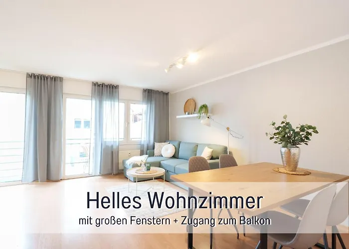 Апартаменты Benville Bv12 - 54 Qm Mit Balkon - Parkplatz Inklusive - Wlan - Spuelmaschine - Bushaltestelle 50 M *