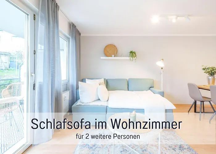 Benville Bv12 - 54 Qm Mit Balkon - Parkplatz Inklusive - Wlan - Spuelmaschine - Bushaltestelle 50 M